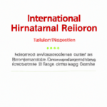 international relations