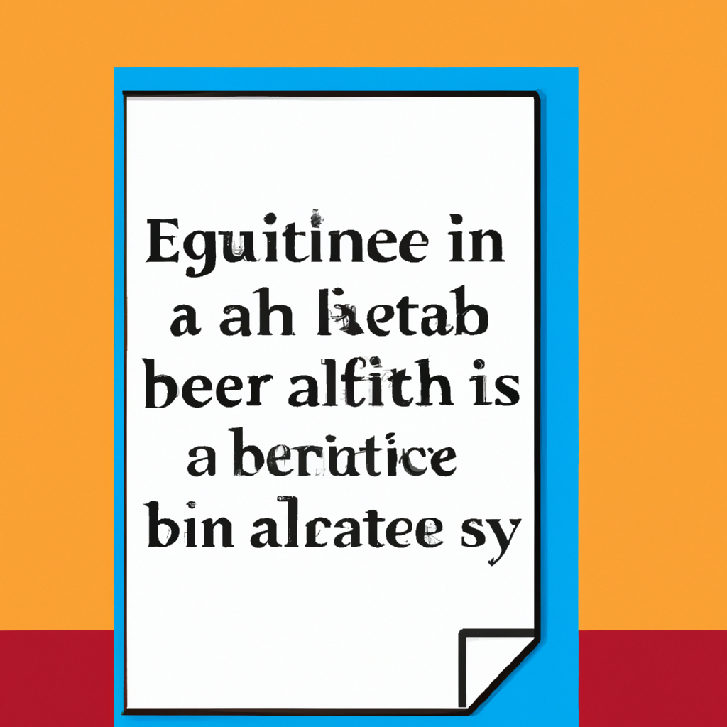 Benefits of equal opportunities